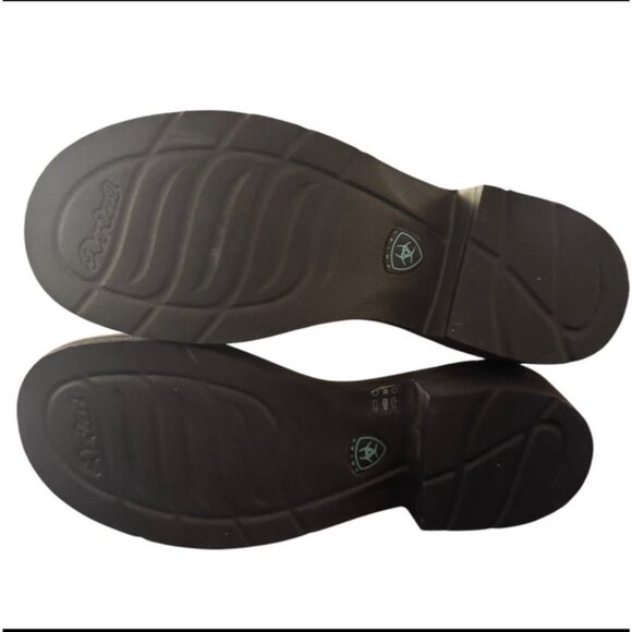 Ariat Fatbaby Leather Cowgirl Western Boots Women's 10 B Blue /Brown - Picture 7 of 10